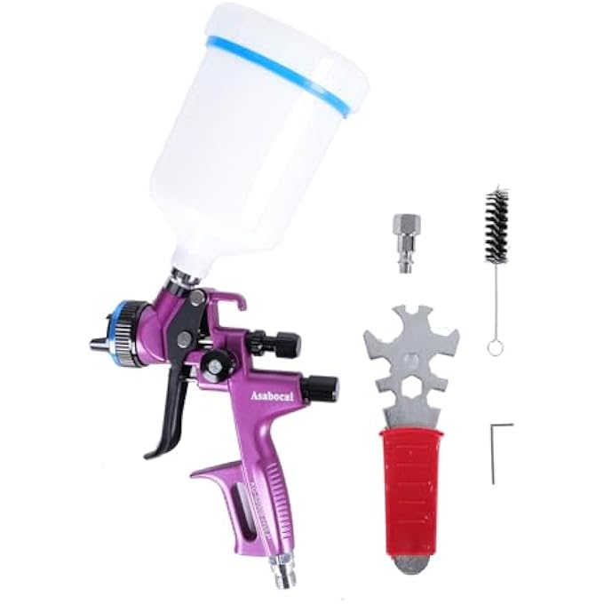 Asabocai AIR SPRAY GUN WITH 1.3 NOZZLES, PAINT GUNS AUTOMOTIVE, CAR PAINT GUN SPRAYER, PAINT GUN FOR HOUSE PAINTING, CAR, FURNITURE, VARNISH AND TOP COAT - Image 2
